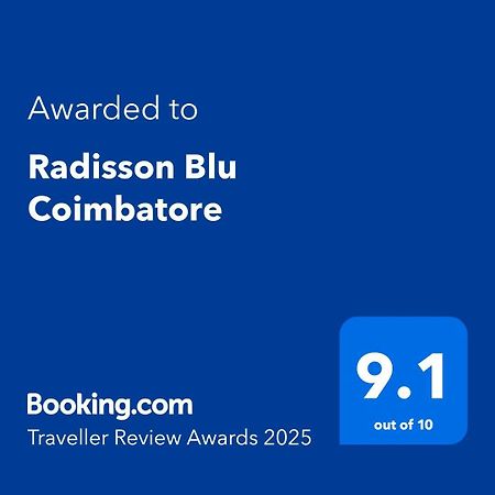 Radisson Blu Kójamputtúr Exteriér fotografie Radisson Blu Hotel, Coimbatore